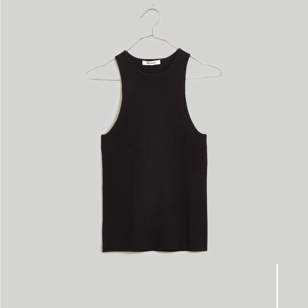 Madewell Knit Cutaway Sweater Tank NWT